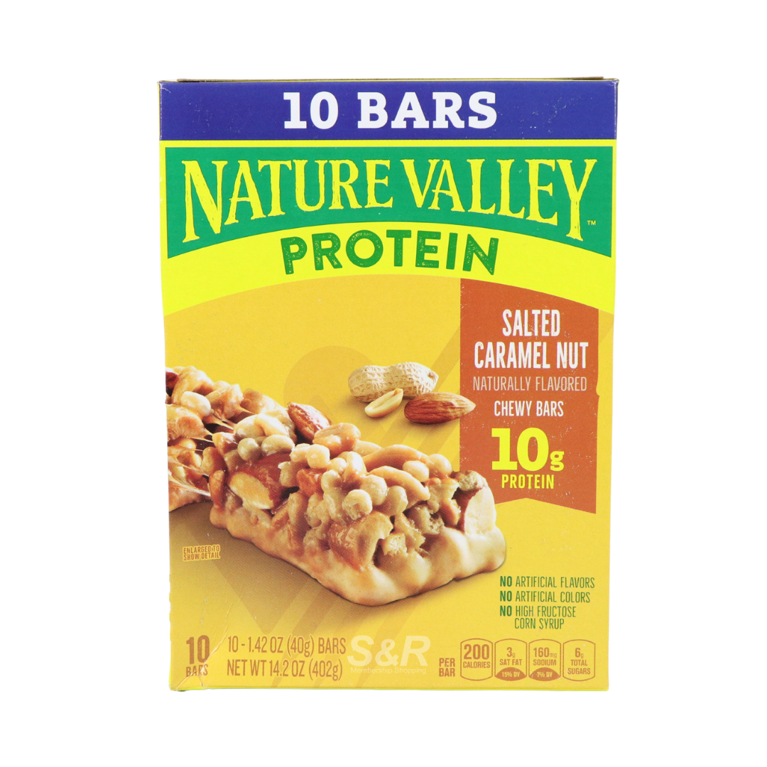 Nature Valley Salted Caramel Nut Protein Bars 10s